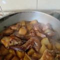 El cooksnap de Franxesca Roig Baro cuando hizo Conejo al ajillo con patatas.