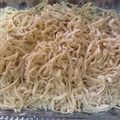 El cooksnap de Laura cuando hizo Tallarines caseros.