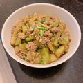 Cooksnap của Huỳnh Như khi họ làm theo món Cà tím xào thịt bằm 🍆🥓