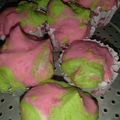 Cooksnap dari Mama Alifcindy untuk resep Bolu Kukus Mekar dengan cetakan kue talam