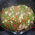 El cooksnap de Bea Algar cuando hizo Guisantes compuestos con pavo.