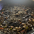 El cooksnap de Patrícia cuando hizo Arroz negro con calamares y salsa alioli.