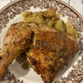 El cooksnap de Sara Davalos cuando hizo Cuartos traseros de pollo al horno con papas.