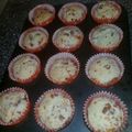 El cooksnap de Agustina Segovia cuando hizo Cupcakes salados de jamón, queso y cebolla de verdeo.
