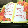 کوک اسنپ Leili Feizi بعد از امتحان کردن کیک کتاب من برای جشن اسم پسرم.