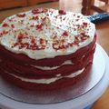 El cooksnap de "Cocina con Celi" cuando hizo Bizcocho red Velvet.