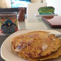 El cooksnap de Eva Abigail cuando hizo Hot cakes de zanahoria.