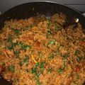 El cooksnap de Omar Scotto cuando hizo Camarones 🍤 con arroz achotado.