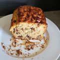 El cooksnap de yudithbrun cuando hizo Budín de banana, arándanos y chocolate kit Kat.