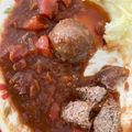 El cooksnap de Alejandra Díaz Sánchez cuando hizo Albóndigas de pavo.