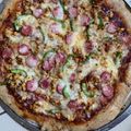 Ayshat Adamawa(U. Maduwa)'s cooksnap of when they made Semo Pizza.