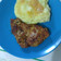 El cooksnap de David Alberto Bequis Peralta cuando hizo Milanesa de cerdo con puré.