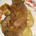 El cooksnap de Rossimel Reyes cuando hizo Bistec de res encebollado, acompañado con salsa de cilantro..