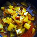 Anupa Prajapati's cooksnap of when they made બટેટા નુ શાક.