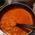 El cooksnap de Mildred Bonifaz cuando hizo Sopa de codito con crema de chipotle.