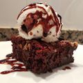 El cooksnap de Salima cuando hizo Brownie con Nueces.