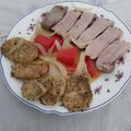 El cooksnap de Miguel cuando hizo Solomillo de cerdo al horno con salsa de cebolla.