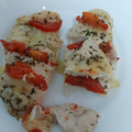 El cooksnap de Aisha CF cuando hizo Pechuga de pollo hasselback.