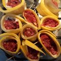 El cooksnap de Camila Garcia cuando hizo Rollitos de zapallo italiano (sukini o zucchini) rellenos con carne picante.
