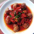 Cooksnap của Thu Mèo khi họ làm theo món Thịt viên sốt cà chua