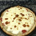 El cooksnap de Cecilia Puente cuando hizo Tarta de cebolla, tomate, queso y salsa blanca.