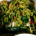 Cooksnap dari Mei Angreini Dewi untuk resep Tumis kangkung bunga pepaya😁