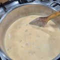 El cooksnap de Adrian Roballo cuando hizo Strogonof de pollo.