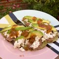 El cooksnap de Ana Angel cuando hizo Huarache de nopal.