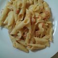 El cooksnap de dra.varela cuando hizo Pasta en Salsa Blanca con Jamón.