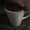 El cooksnap de Clara Arias cuando hizo Torta en taza en microondas.