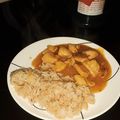 El cooksnap de Ana Daniela Gutierrez cuando hizo Pollo a la naranja, con acompañamiento de arroz blanco.
