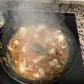 El cooksnap de Julio Esteban Mondejar cuando hizo Calamares encebollados con patatas.