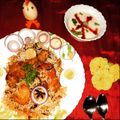 Swati Ganguly Chatterjee 's cooksnap of when they made চিকেন বিরিয়ানি (chicken biryani recipe in Bengali).