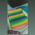 Cooksnap dari Lita sahara untuk resep Rainbow cake kukus 2 telur takaran sendok
