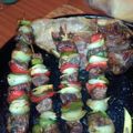 El cooksnap de LORENA cuando hizo Brochettes de carne, pollo y verduras al horno.