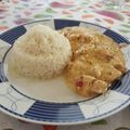 El cooksnap de Eliana Machado cuando hizo Strogonoff de pollo con arroz.