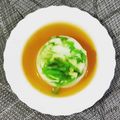 Cooksnap dari Rinhastuti untuk resep Pudding Cendol with Vla Gula Merah
