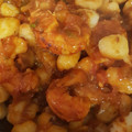 El cooksnap de Raquel Ferrari cuando hizo Salsa de Gambones y Setas.