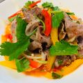 江侖瑾 的 泰式酸辣牛肉片 cooksnap