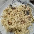 Cooksnap Azyyati Zakaria semasa beliau membuat Spagethi Cabonara.
