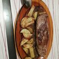 El cooksnap de Sagra Virto cuando hizo Solomillo de cerdo con patatas al horno.