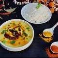Sushma Kumari का कुकस्नैप जब उन्होंने राजस्थानी कढ़ी (Rajasthani Kadhi recipe in Hindi) बनाया था।