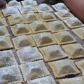 El cooksnap de Vicky Ardino 🌹 cuando hizo Raviolones de calabaza y muzzarella.