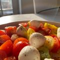 noah's cooksnap of when they made Heritage Tomato and mozzarella salad.