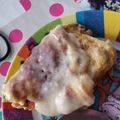 El cooksnap de Ruby Rueda cuando hizo Omelette de puerro y queso.
