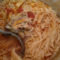 El cooksnap de Yaomara Justiz cuando hizo Sopa de fideos.