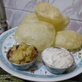 Nabanita Mondal Chatterjee's cooksnap of when they made ফুলকো লুচি আর ঘুগনি (Fulko luchi and ghugni recipe in Bengali).