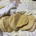 El cooksnap de ECO La Serena cuando hizo Pan pita blanco.