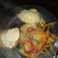El cooksnap de Celeste Lopardo cuando hizo Filet de merluza al horno con vegetales.