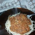 El cooksnap de Luciana Micaela cuando hizo Fideos con salsa bolognesa.